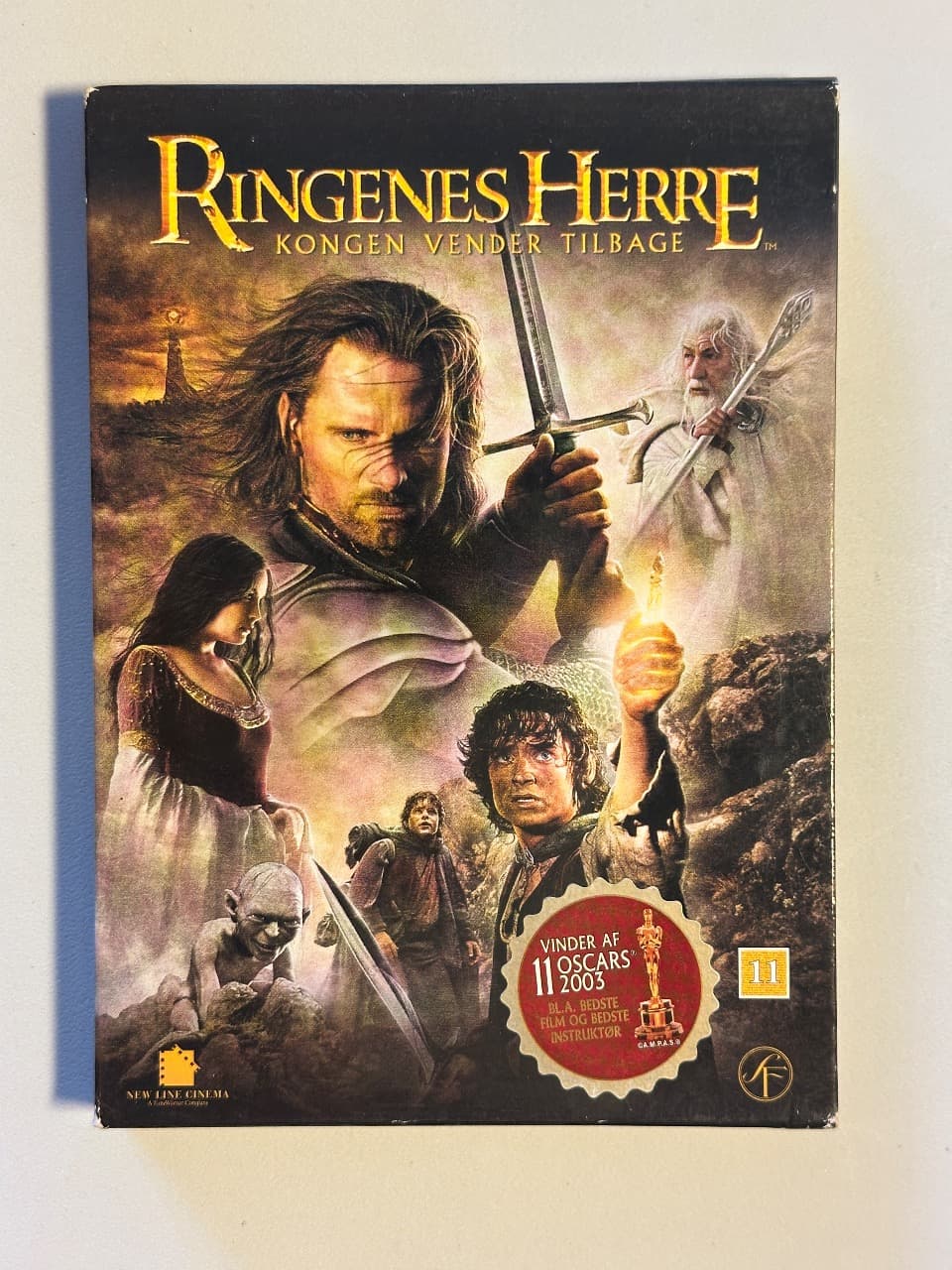 Ringenes herre: kongen vender tilbage (DVD)